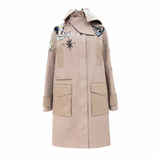 Valentino Camel Garavani Tattoo Embroidered Parker