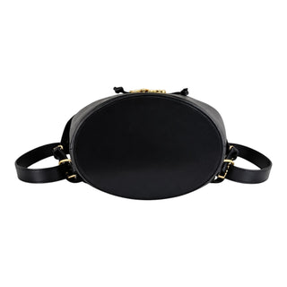 Celine Black Smooth Calfskin Bonnie Triomphe Backpack