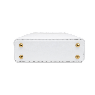 Louis Vuitton Optic White Capucines Mini Floral Embellished Bag