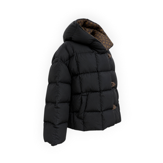 Louis Vuitton Black Long-Sleeved Pillow Puffer Jacket FR 38