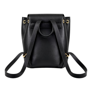 Celine Black Smooth Calfskin Bonnie Triomphe Backpack