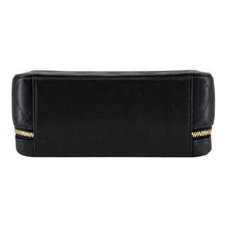 Chanel Black Quilted Caviar Leather Vanity Bag