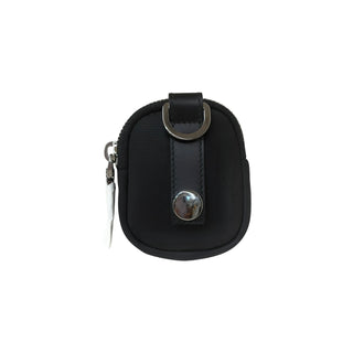 Prada Black Nylon AirPods / Mini Zip Pouch