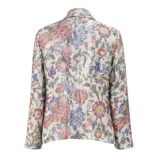 Chanel Multicolour Bloom Silk Blazer