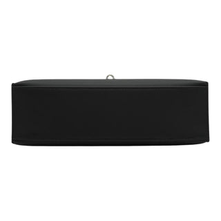 Hermès Kelly Pochette Black Swift Leather Clutch with Palladium Hardware