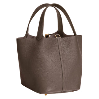 Hermès Ebene Picotin Lock 18 Bag