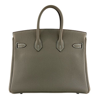 Hermès Birkin 25 Etoupe Togo Leather with Palladium Hardware 2024
