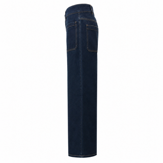 Christian Dior High-Waisted Wide-Leg Denim Jeans Size UK 8