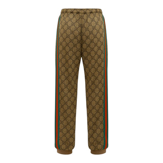 Gucci Brown GG Technical Jersey Track Pants