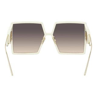 Dior 30 Montaigne SU Ivory Oversized Square Sunglasses