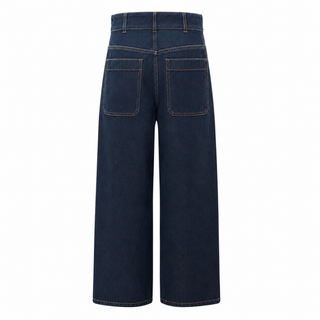 Christian Dior High-Waisted Wide-Leg Denim Jeans Size UK 8