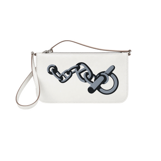 Hermès New White Zipengo Chaîne d’Ancre To Go Pouch