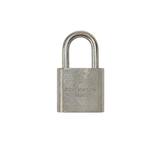 Louis Vuitton Silver Tone Padlock & Keys Set