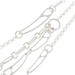 Hermès Chaîne d’Ancre Punk Long Necklace Sterling Silver 925