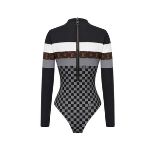 Louis Vuitton Monogram & Damier Check Long Sleeve Top and Leggings Set