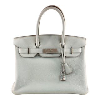 Hermès Birkin 30 Beton Togo Leather Handbag with Twilly Handles