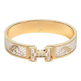 Hermès Cheval de Cœur Bandana Clic H O&P Bracelet
