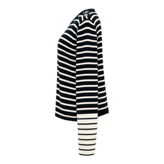 Christian Dior Black Striped Knit Jumper