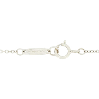 Tiffany & Co. Diamond Crown Key Pendant Necklace