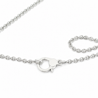 Hermès 18K White Gold Finesse Diamond Pendant Necklace