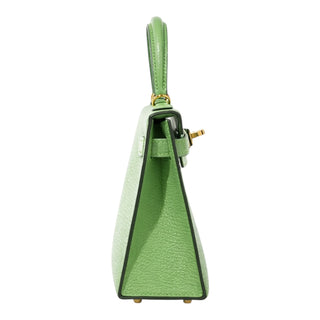Hermès Vert Criquet Epsom Leather Mini Kelly II 20 Bag