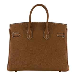 Hermès Birkin 25 Gold Togo Leather Bag with Gold Hardware