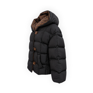 Louis Vuitton Black Long-Sleeved Pillow Puffer Jacket FR 38