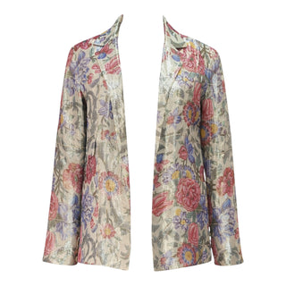 Chanel Multicolour Bloom Silk Blazer