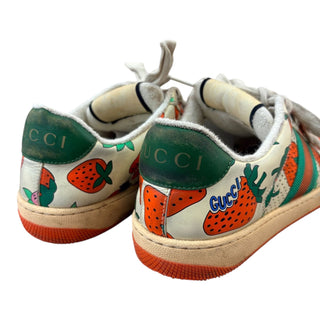 Gucci Strawberry Print Ace Sneakers