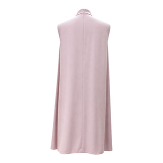 Prada Light Pink Sable Satin Jewel Mini Dress