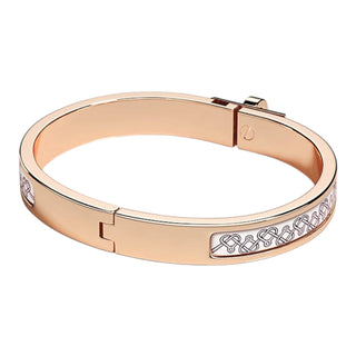 Hermès Mini Kelly Petits Cœurs Aube Bracelet Rose Gold Plated