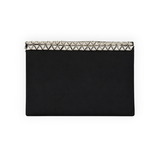 Gucci Black Silk Crystal Embellished Poncho / Shawl