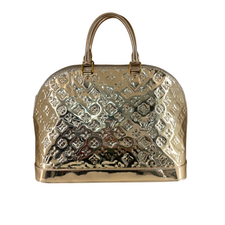 Louis Vuitton Gold Monogram Miroir Alma GM Bag