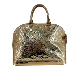 Louis Vuitton Gold Monogram Miroir Alma GM Bag