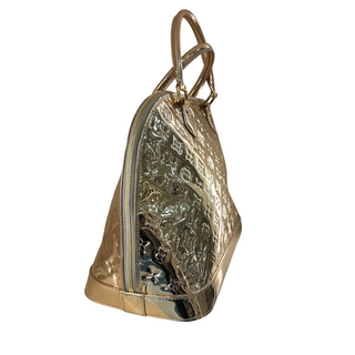 Louis Vuitton Gold Monogram Miroir Alma GM Bag