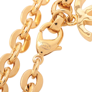 Chanel 31 Rue Cambon Door Pendant Necklace Gold Tone CC Logo Charm Vintage