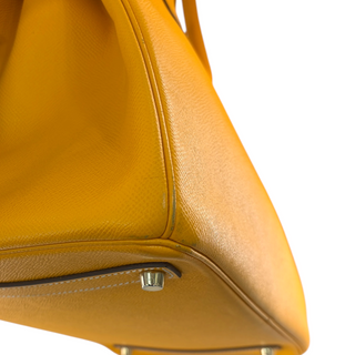 Hermès Birkin 35 Orange Sellier Epsom Leather Palladium Hardware