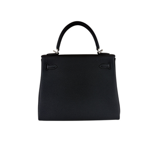 Hermès Retourne Black Kelly 25 Togo Palladium Hardware