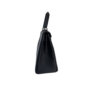 Hermès Retourne Black Kelly 25 Togo Palladium Hardware