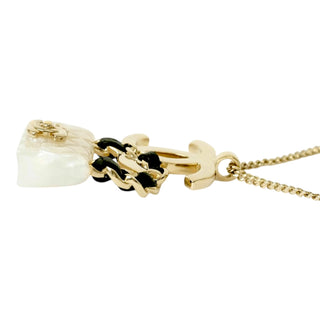 Chanel CC Mini Flap Bag Pendant Necklace