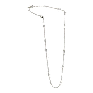 Hermès Farandole Long Necklace 120 in Sterling Silver