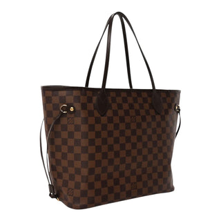 Louis Vuitton Neverfull MM Damier Ebene Tote Bag with Pochette
