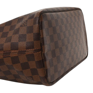 Louis Vuitton Neverfull MM Damier Ebene Tote Bag with Pochette