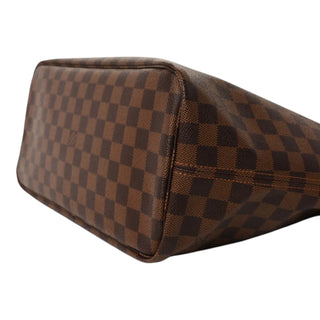 Louis Vuitton Neverfull MM Damier Ebene Tote Bag with Pochette