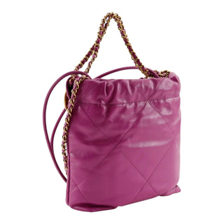 Chanel 22 Large Logo Drawstring Shoulder Bag