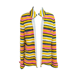 Chanel Multicolor Stripe Terry Cloth Jacket
