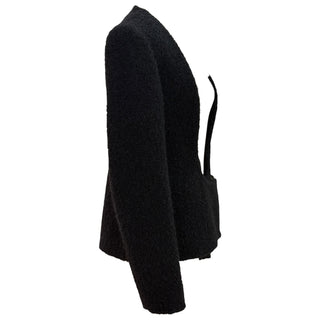 Christian Dior Open-Front Wool Knit Cardigan