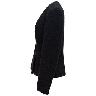 Christian Dior Open-Front Wool Knit Cardigan