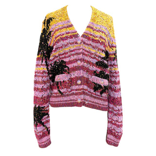 Chanel Sequin-Embellished Fantasy Knit Cardigan