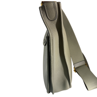Hermès Grey-Taupe Evelyne PM 29 Leather Shoulder Bag